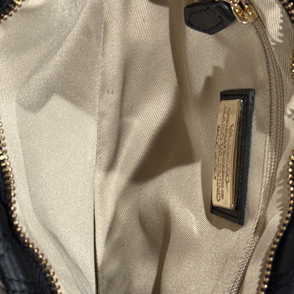 Valentino Vanille Quilted Crossbody Bag Black - Picture 4 of 6